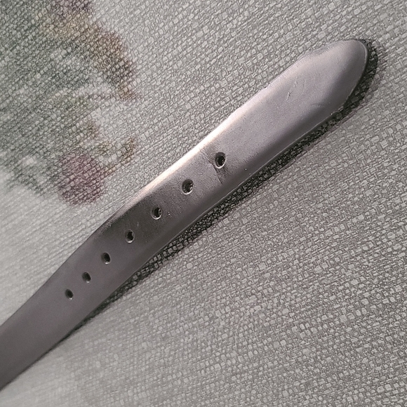 Dickies Reversible Black Brown Vegan Leather Slim Belt Boys S 22-24 Waist - Picture 8 of 14